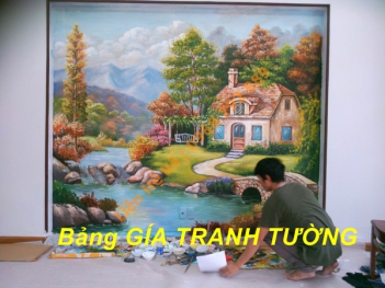 Giá vẽ tranh tường tốt nhất - ĐẤT VÀNG